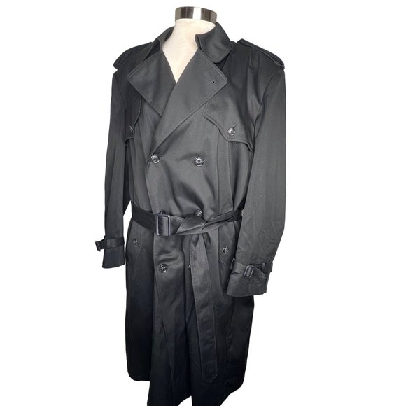 Trench-coat Homme London Fog Marron Taille L - Occasion Très Bon état, Doublure Amovible